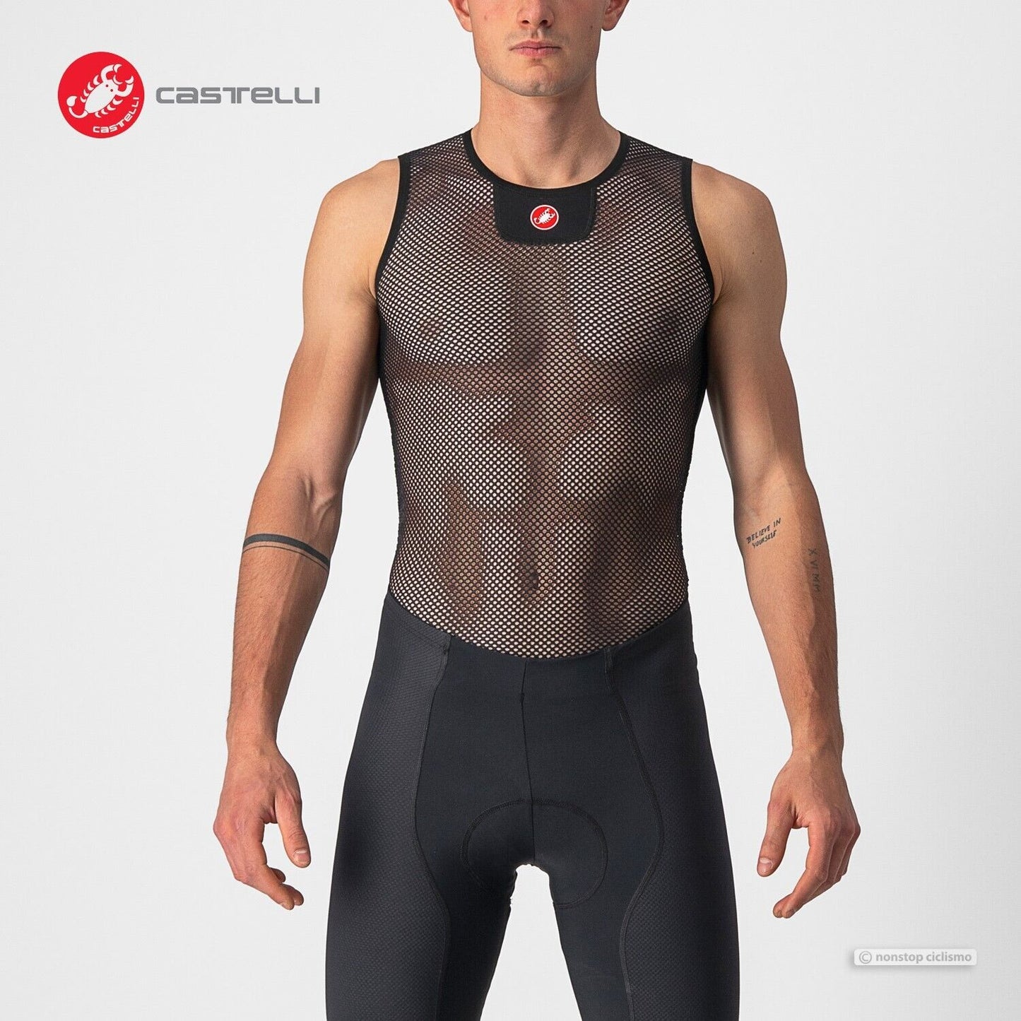 CORE MESH 3 Sleeveless Base Layer : BLACK